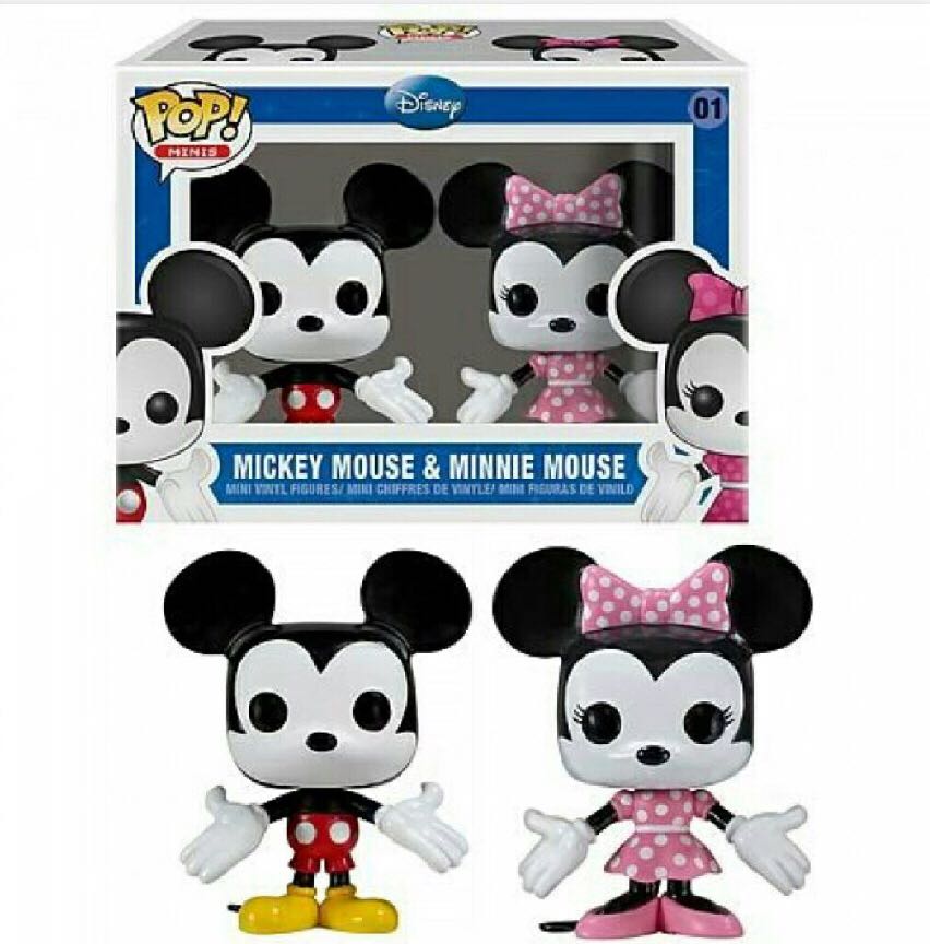 Mickey Mouse & Minnie Mouse - Disney vinyl figure collectible [Barcode 830395028019] - Main Image 2