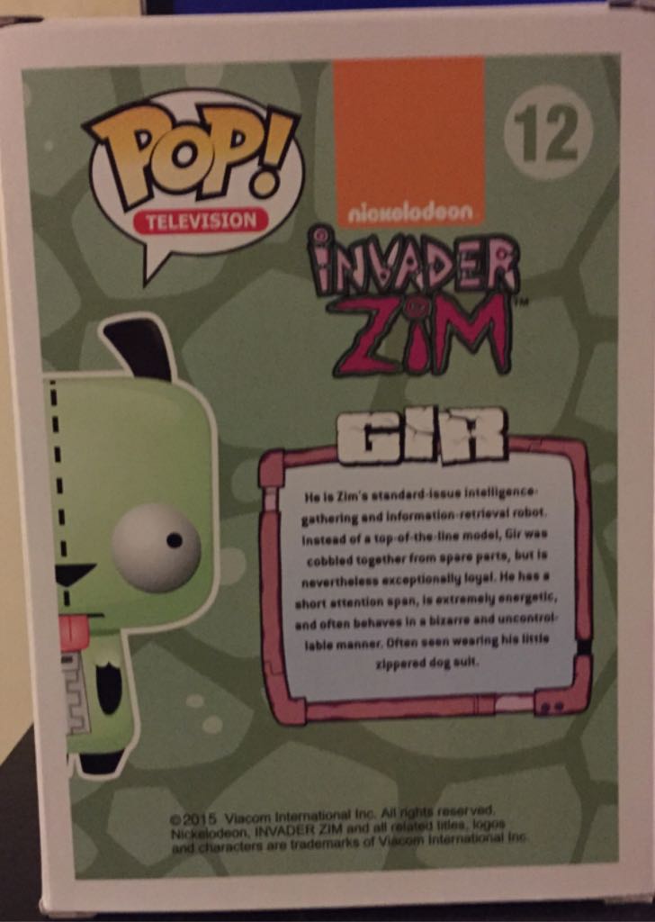 Gir - Invader Zim vinyl figure collectible [Barcode 830395027357] - Main Image 2