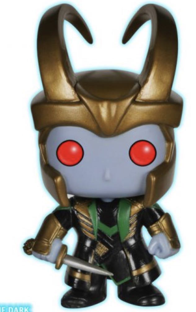 Loki (Frost Giant Glow in the Dark) $105-$125 - Marvel Universe vinyl figure collectible - Main Image 2