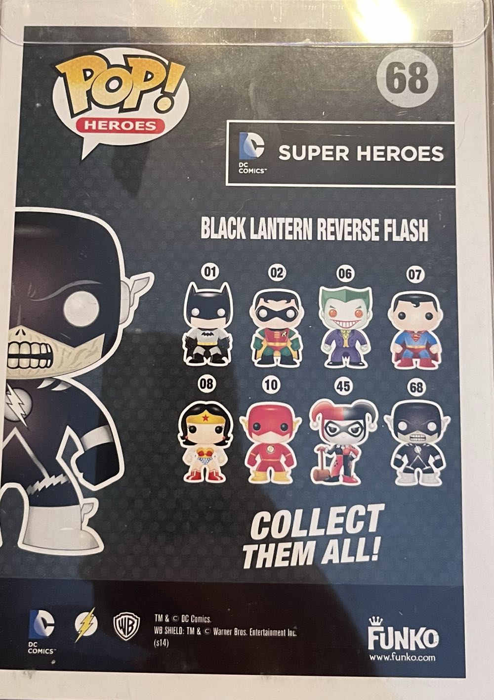 Black Lantern Reverse Flash - DC Universe vinyl figure collectible [Barcode 849803050580] - Main Image 4