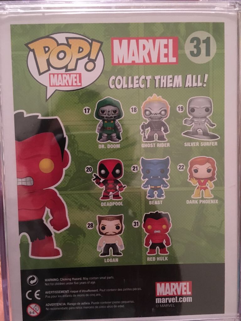 Red Hulk (Metallic) $530 - Marvel Universe vinyl figure collectible - Main Image 2