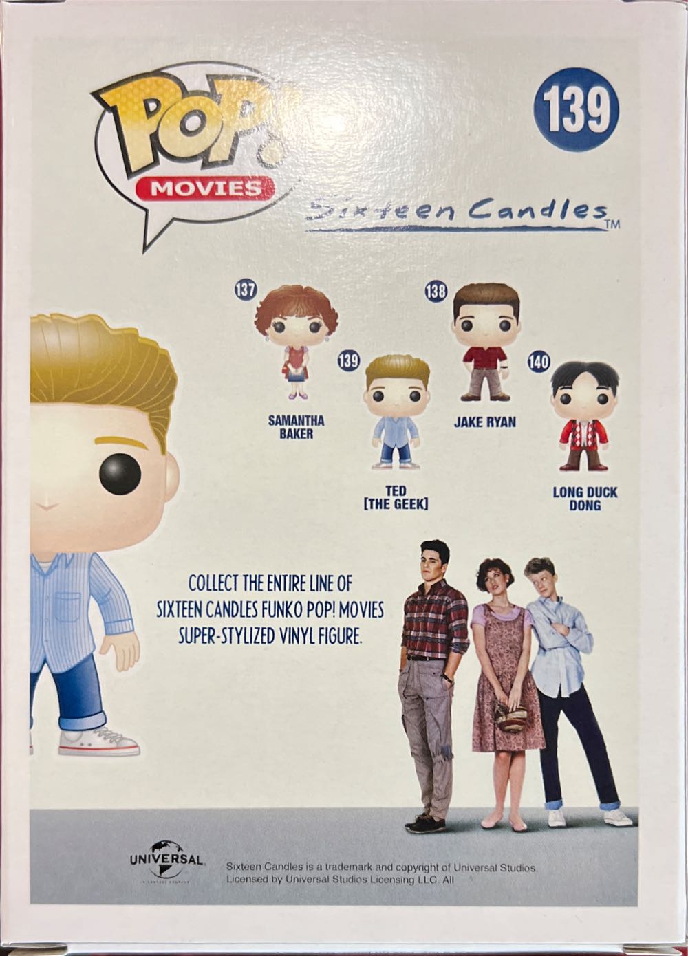 16 Candles : Ted [The Geek] - Sixteen Candles vinyl figure collectible [Barcode 849803048266] - Main Image 3