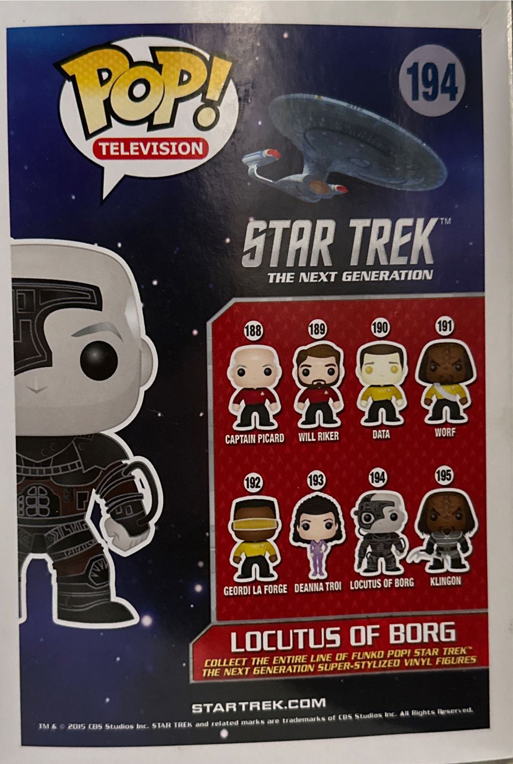 Locutus Of Borg - Star Trek vinyl figure collectible [Barcode 849803048990] - Main Image 3