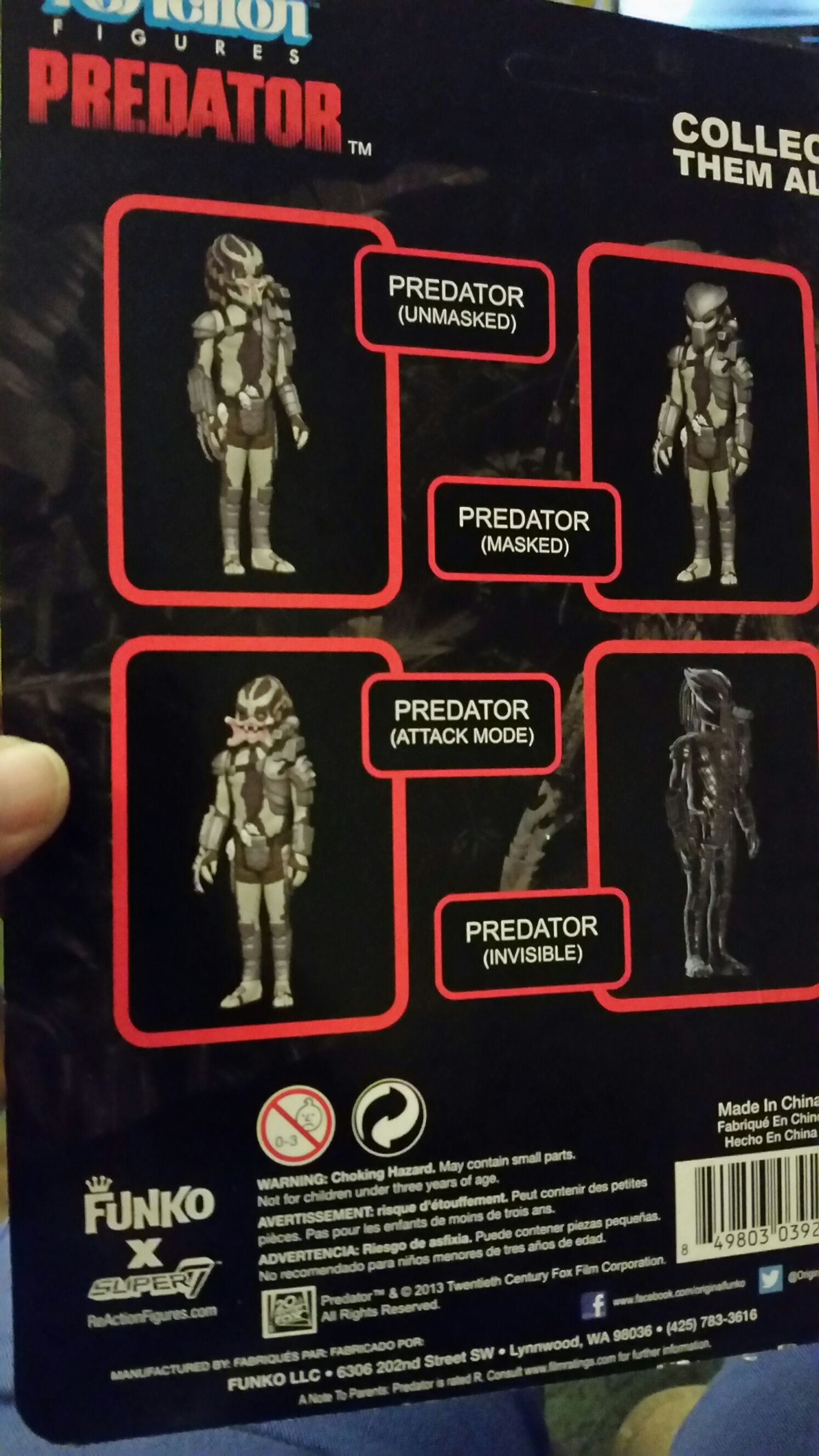 Predator (Masked) - Predator vinyl figure collectible [Barcode 849803039202] - Main Image 2