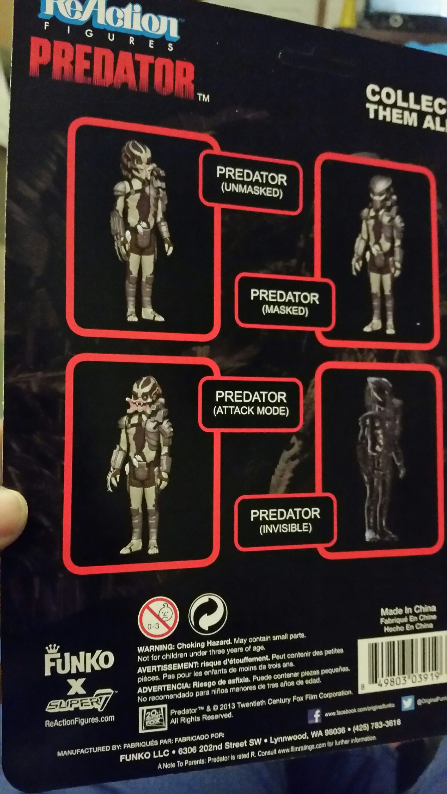 Predator (Attack Mode) - Predator vinyl figure collectible [Barcode 849803039196] - Main Image 2