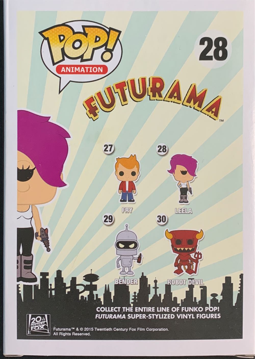 Leela - Futurama vinyl figure collectible [Barcode 849803052362] - Main Image 3
