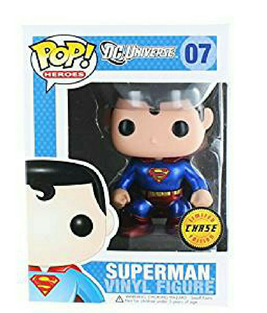 Superman (Metallic) - DC Universe vinyl figure collectible - Main Image 2