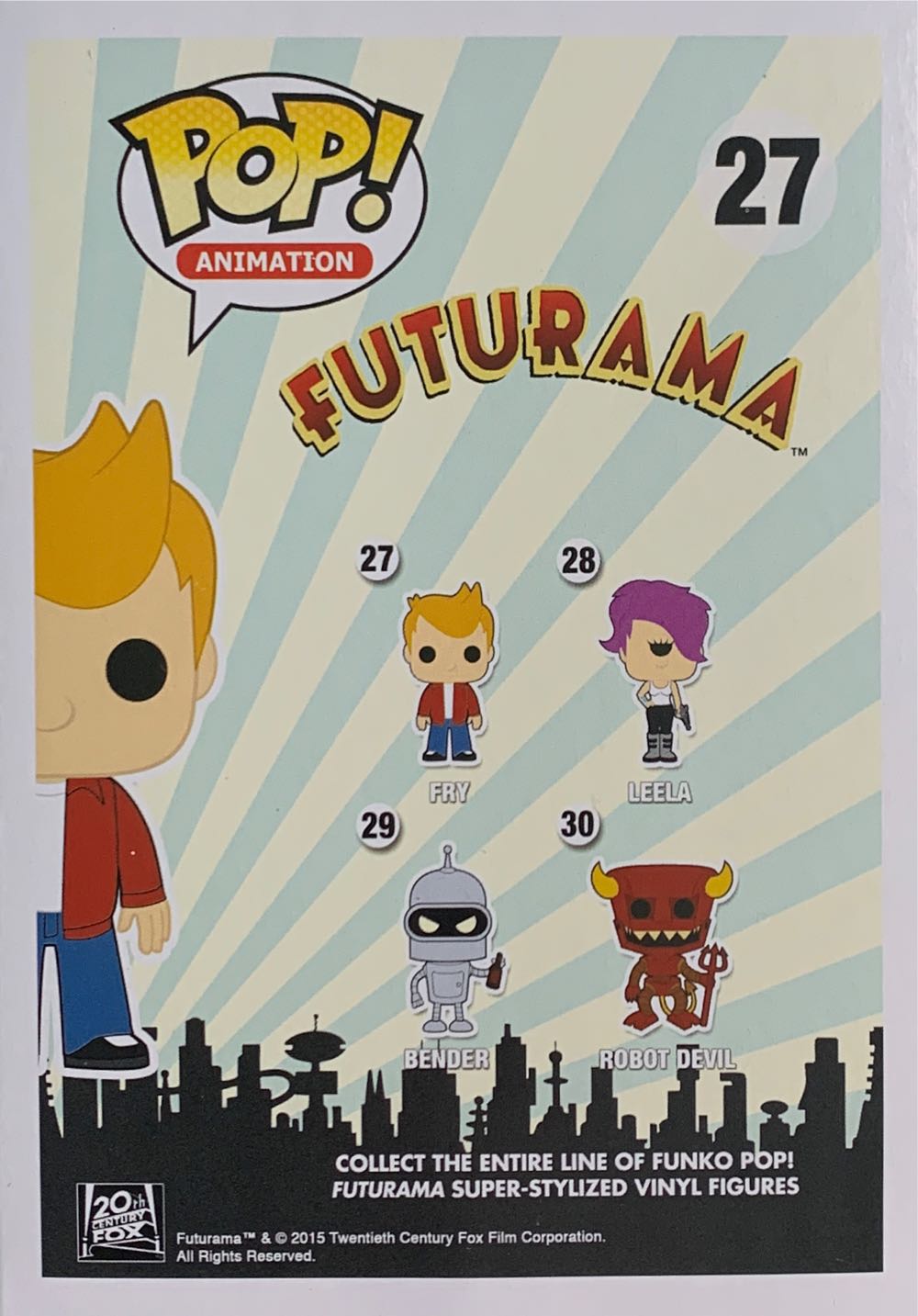 Fry - Futurama vinyl figure collectible [Barcode 849803052355] - Main Image 3