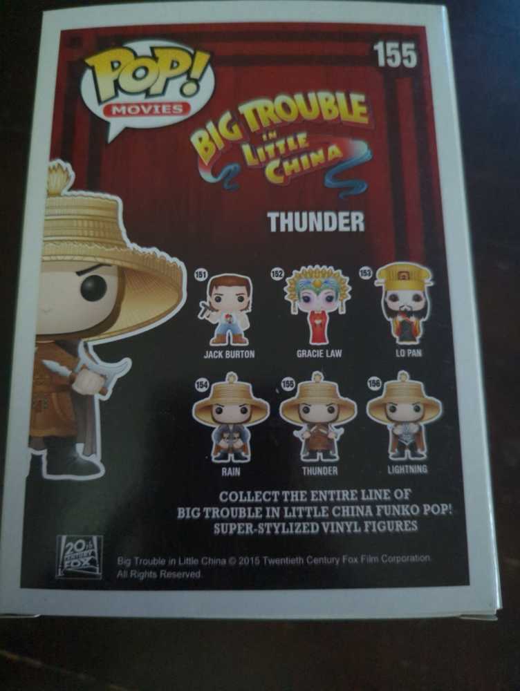 Thunder - Big Trouble in Little China vinyl figure collectible [Barcode 849803048082] - Main Image 3