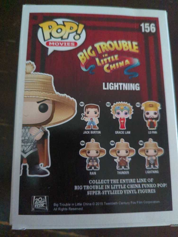 Big Trouble In Little China:  156 Lightning - Big Trouble in Little China vinyl figure collectible [Barcode 849803048099] - Main Image 3