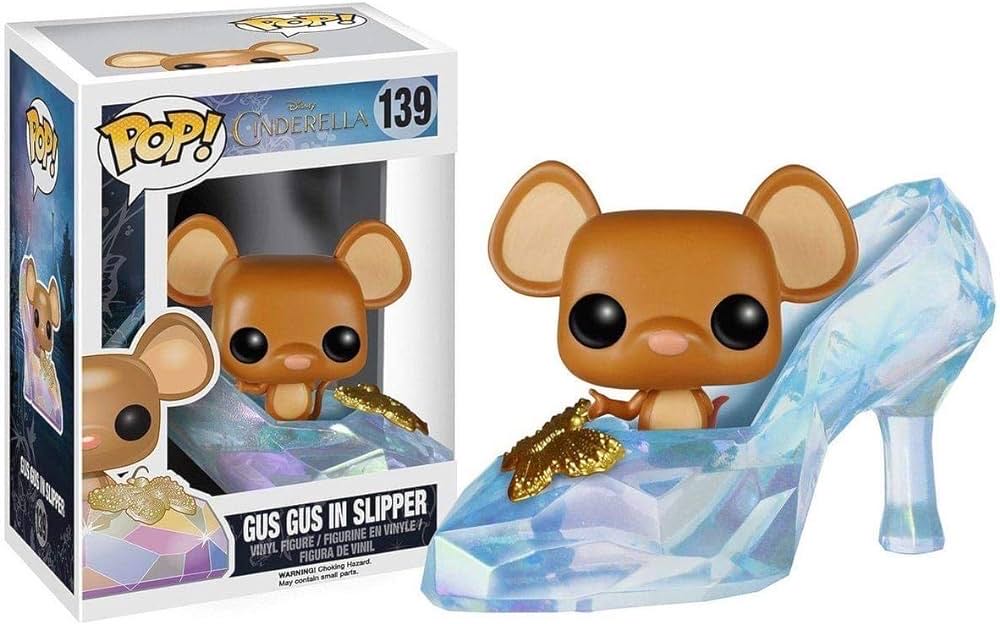 Gus Gus In Slipper - Cinderella vinyl figure collectible [Barcode 849803051945] - Main Image 3