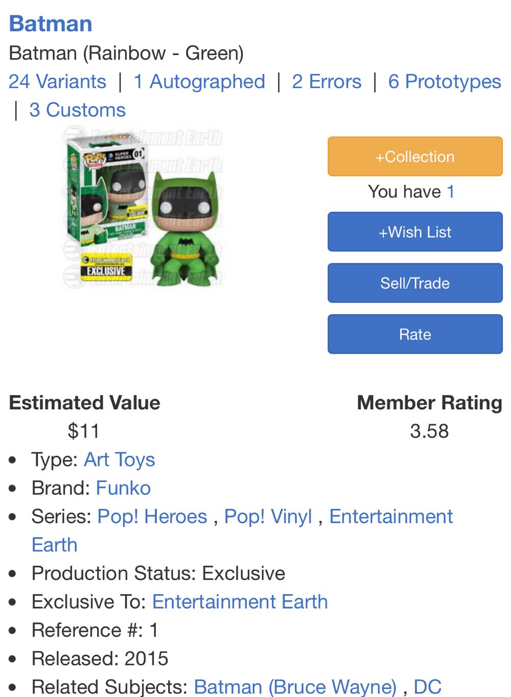 Batman - Batman vinyl figure collectible [Barcode 849803052492] - Main Image 4