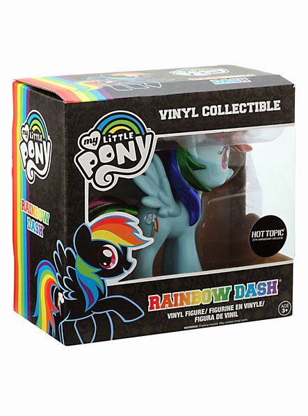 Rainbow Dash 25th anniversary - My Little Pony vinyl figure collectible [Barcode 849803050382] - Main Image 2