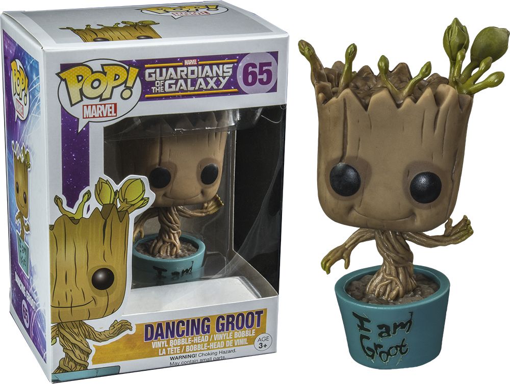 Dancing Groot - Guardians of the Galaxy vinyl figure collectible [Barcode 84984807] - Main Image 2