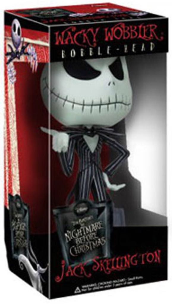 Jack Skellington Bobble Head - The Nightmare Before Christmas vinyl figure collectible [Barcode 830395026336] - Main Image 2