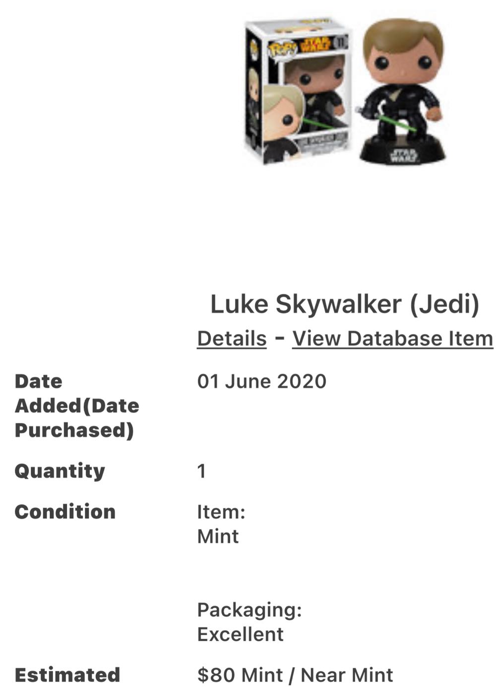 Luke Skywalker [Jedi] - Star Wars vinyl figure collectible [Barcode 849803060367] - Main Image 4