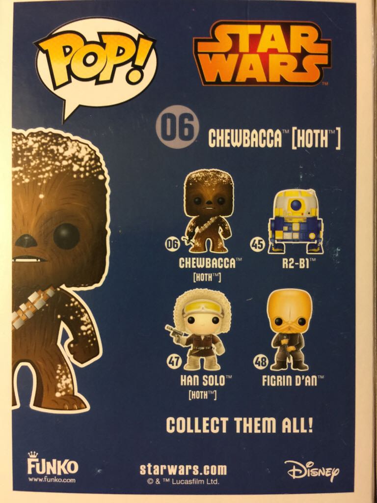 chewbacca (hoth) - Star Wars vinyl figure collectible - Main Image 2