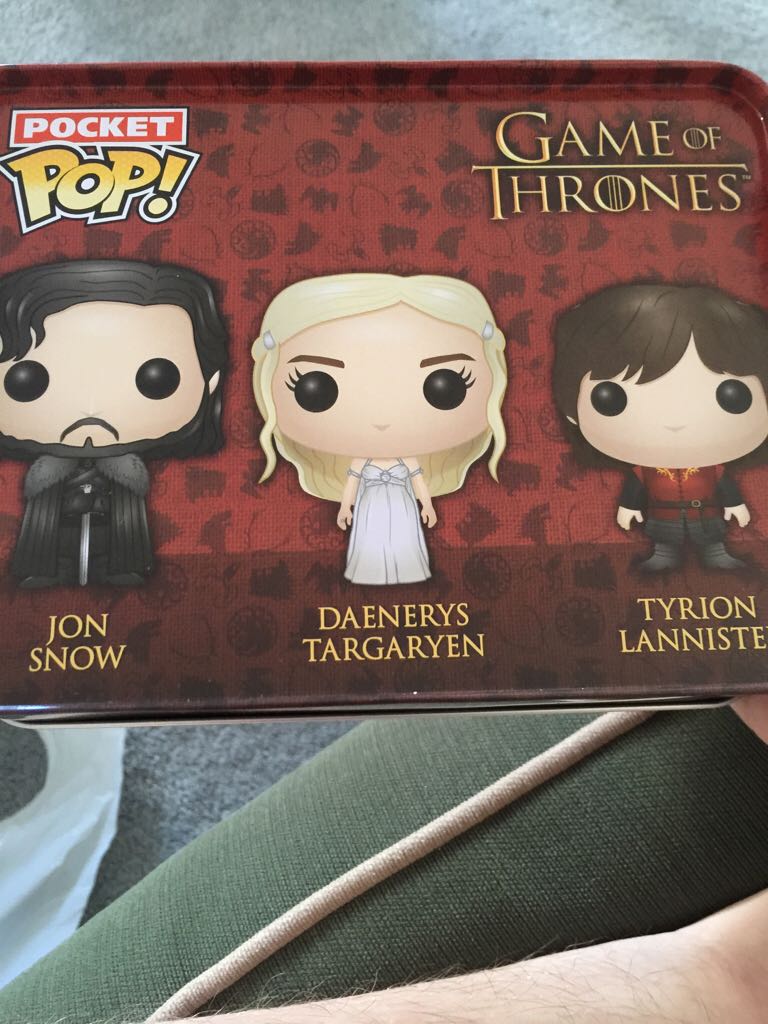 Funko Game of Thrones Pocket Pops Jon Snow, Daenerys Targaryen and Tyrion Lannister - Game of Thrones vinyl figure collectible [Barcode 849803048013] - Main Image 2