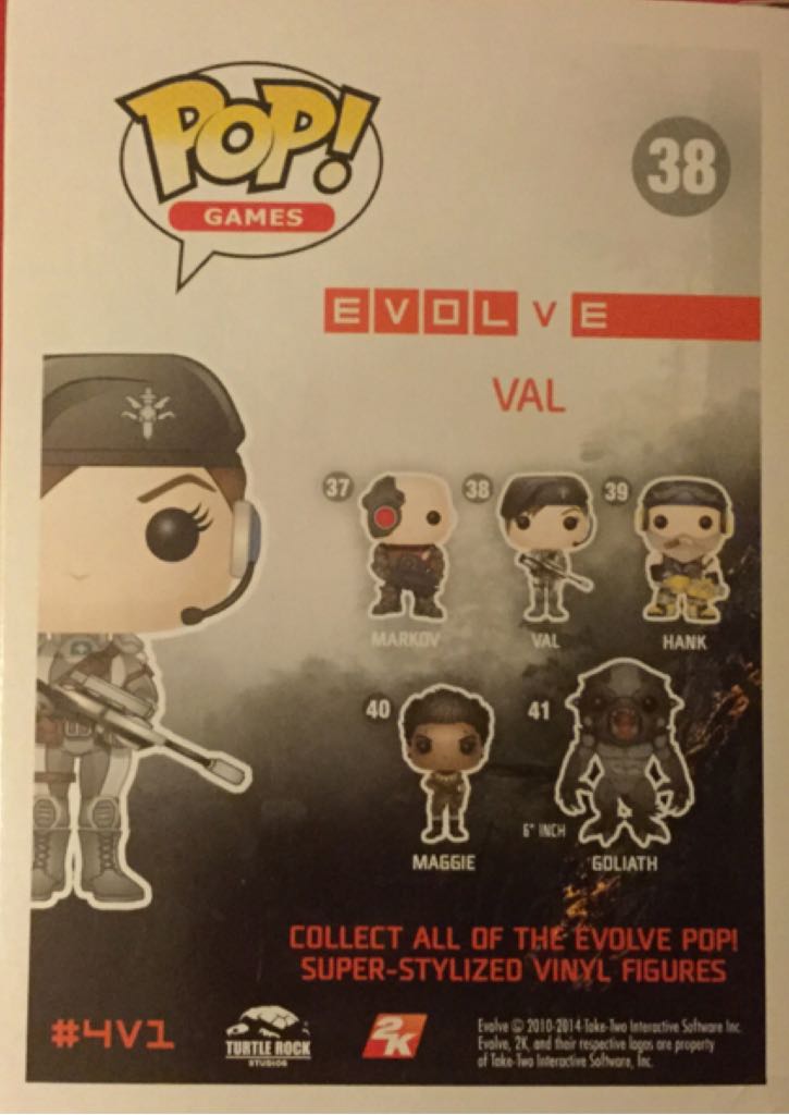 Val - Evolve vinyl figure collectible [Barcode 849803052904] - Main Image 2