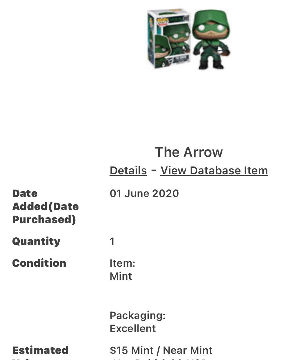 The Arrow - Arrow vinyl figure collectible [Barcode 849803053468] - Main Image 4