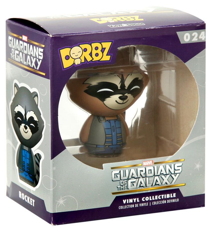 Dorbz Guardians Of The Galaxy: Rocket # 24 - Guardians of the Galaxy vinyl figure collectible [Barcode 849803059347] - Main Image 2