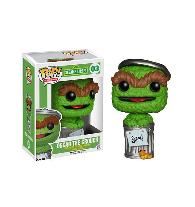 Oscar The Grouch - Seasame Street vinyl figure collectible - Main Image 2