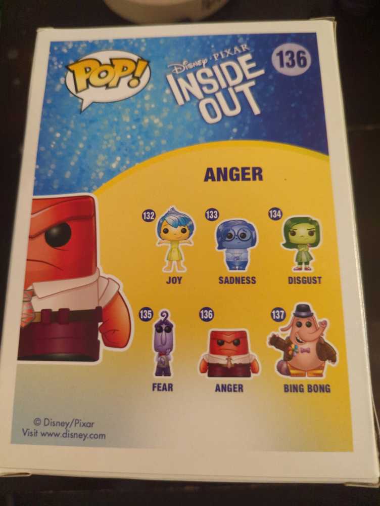 Anger - Inside Out vinyl figure collectible - Main Image 4