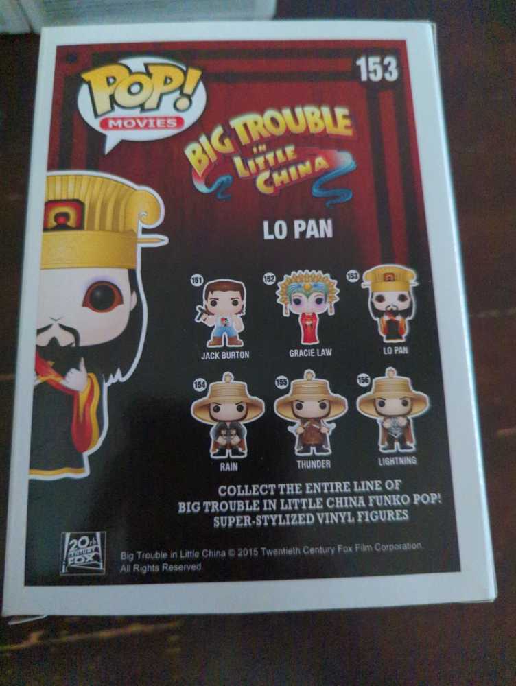 Lo Pan (Glow) - Big Trouble in Little China vinyl figure collectible [Barcode 849803057886] - Main Image 3