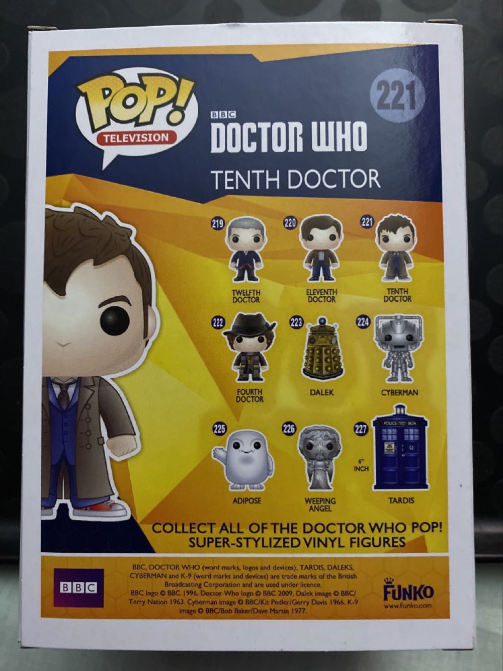 Funko Doctor Who 10th Doctor - Doctor Who vinyl figure collectible [Barcode 849803046279] - Main Image 4