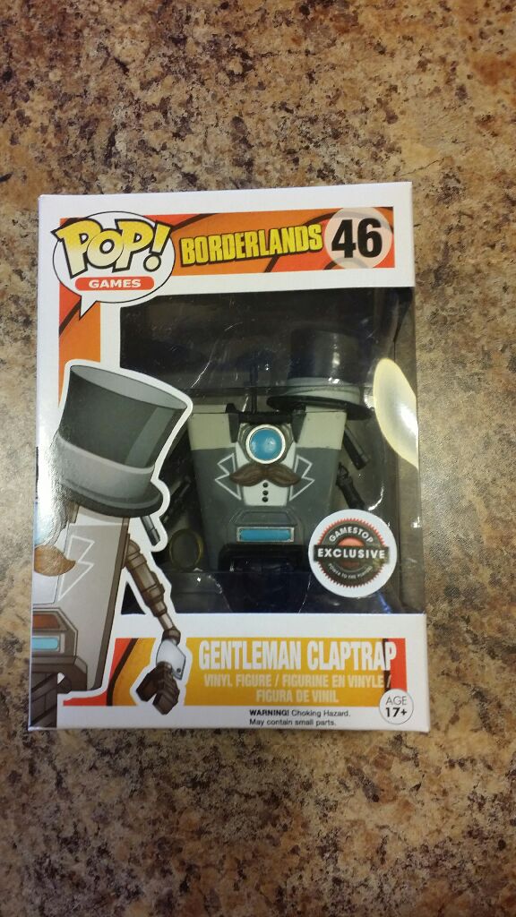 Gentleman Claptrap - Borderlands vinyl figure collectible [Barcode 849803055783] - Main Image 2