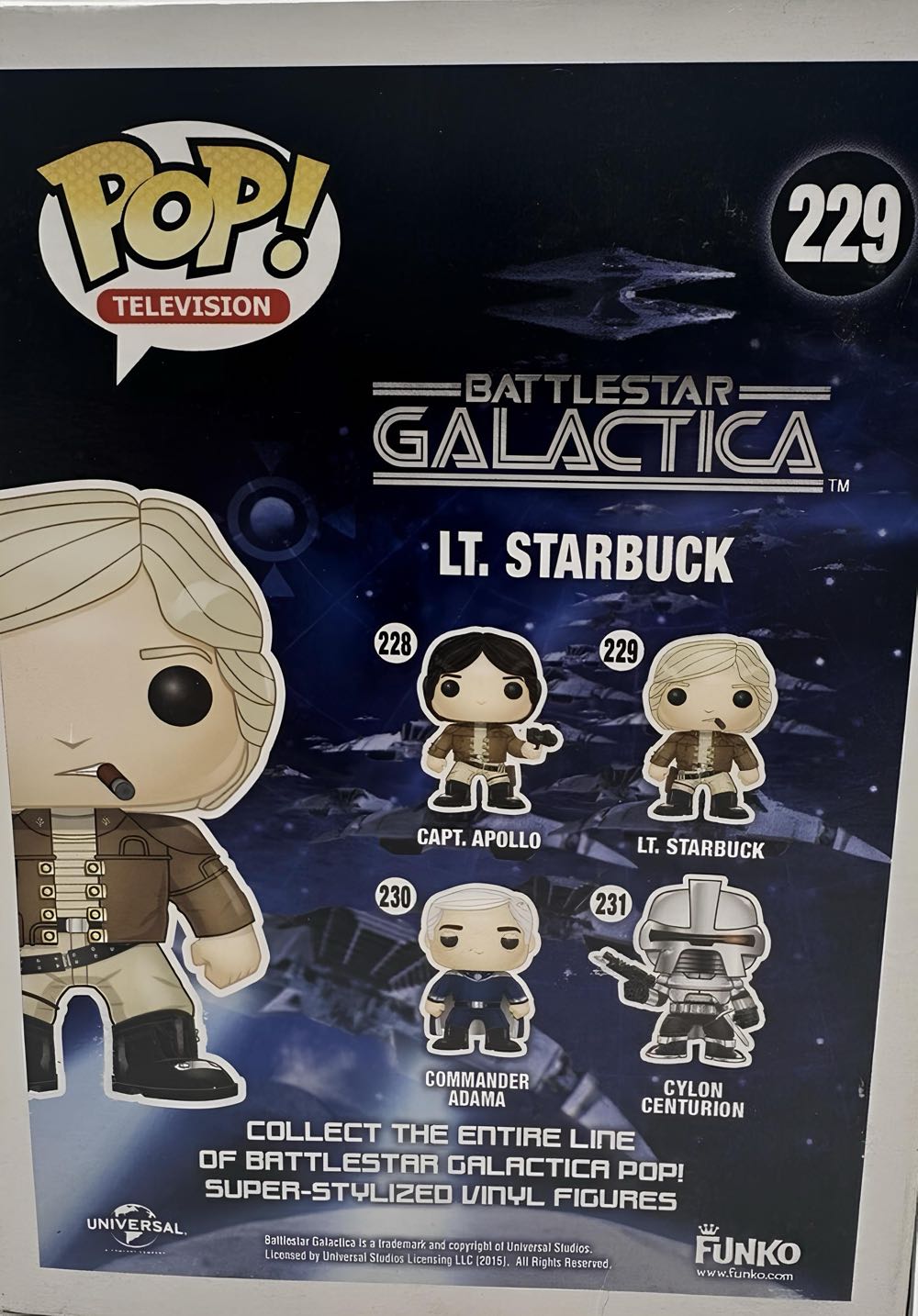 Lt. Starbuck - Battlestar Galactica vinyl figure collectible - Main Image 3
