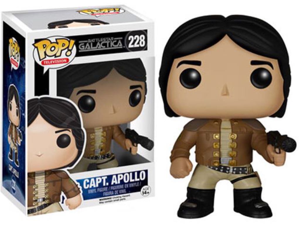 Capt. Apollo - Battlestar Galactica vinyl figure collectible [Barcode 849803051235] - Main Image 2