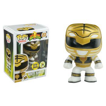white ranger - Mighty Morphin Power Rangers vinyl figure collectible - Main Image 2