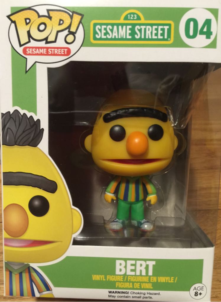 Bert - Seasame Street vinyl figure collectible [Barcode 849803049072] - Main Image 2