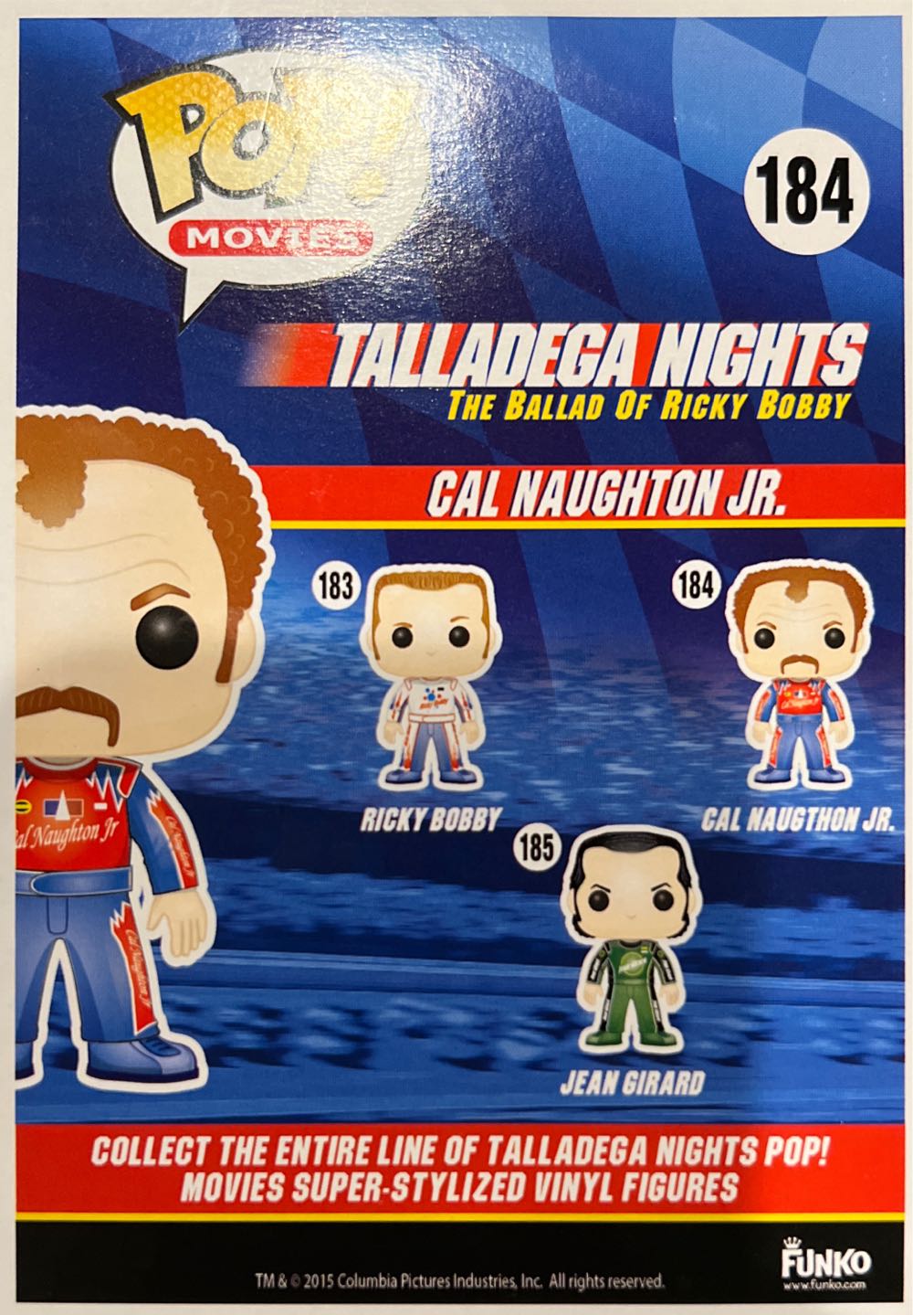 Cal Naughton Jr. - Talladega Nights vinyl figure collectible [Barcode 849803054939] - Main Image 3