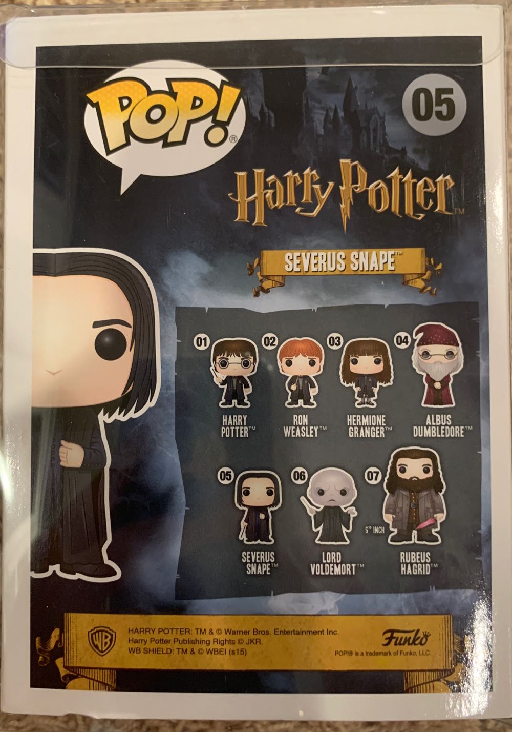 Severus Snape - Harry Potter vinyl figure collectible [Barcode 849803058623] - Main Image 3