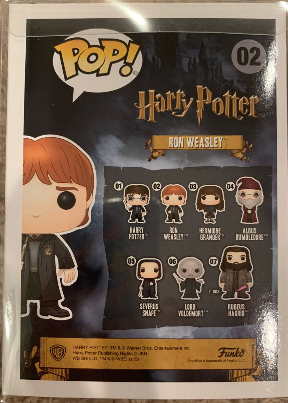 02 Ron Weasley - Harry Potter vinyl figure collectible [Barcode 849803058593] - Main Image 3