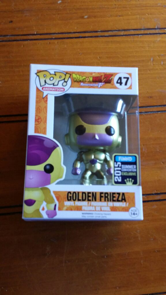 Golden Frieza Black Eyes - 2015 San Diego Comic-Con - Dragon Ball Z vinyl figure collectible - Main Image 2