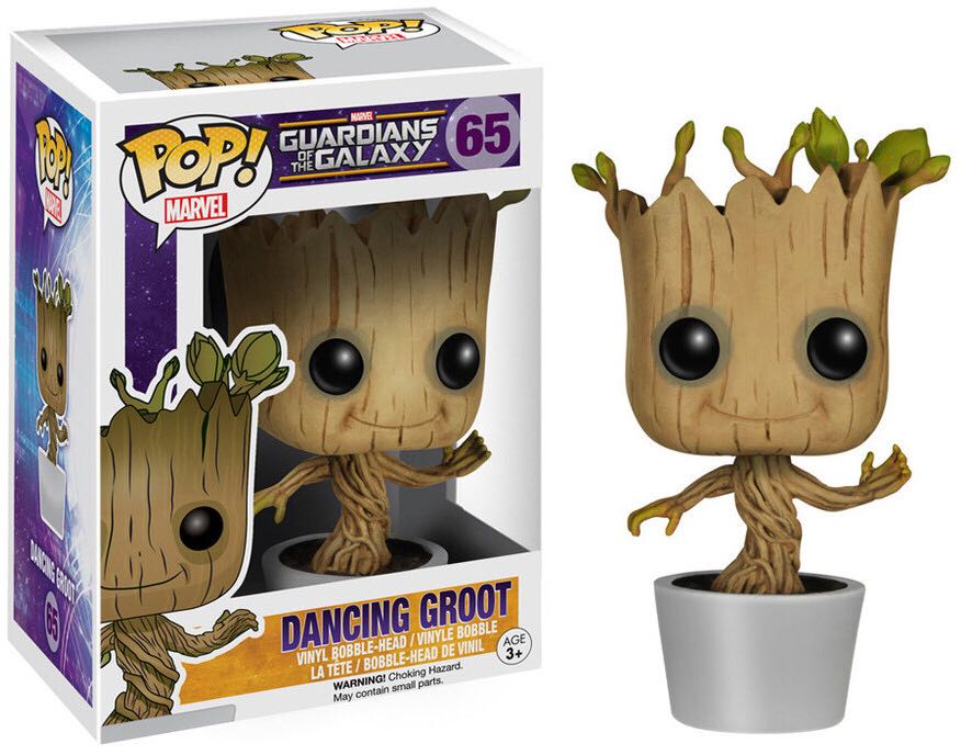 Dancing Groot - Guardians of the Galaxy vinyl figure collectible [Barcode 1846865058539] - Main Image 2