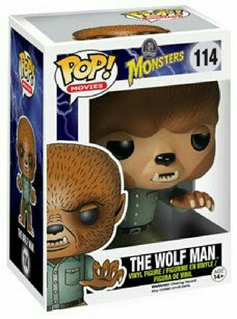 The Wolf Man (Flocked) - Universal Monsters vinyl figure collectible [Barcode 849803043841] - Main Image 2
