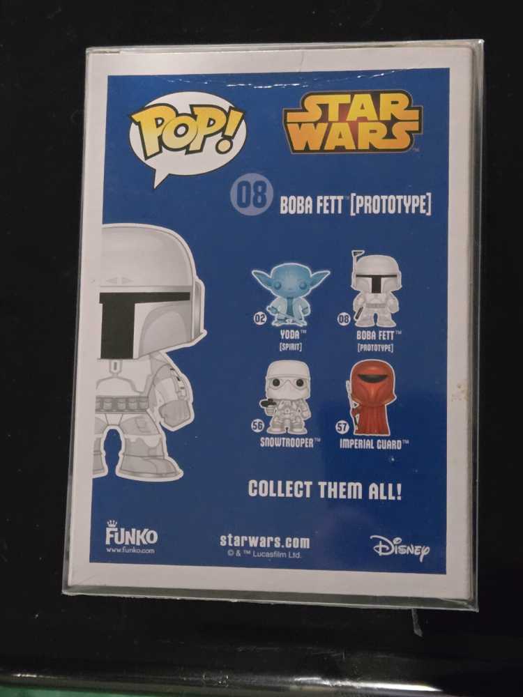 Boba Fett (Prototype) - Star Wars vinyl figure collectible [Barcode 849803055394] - Main Image 3