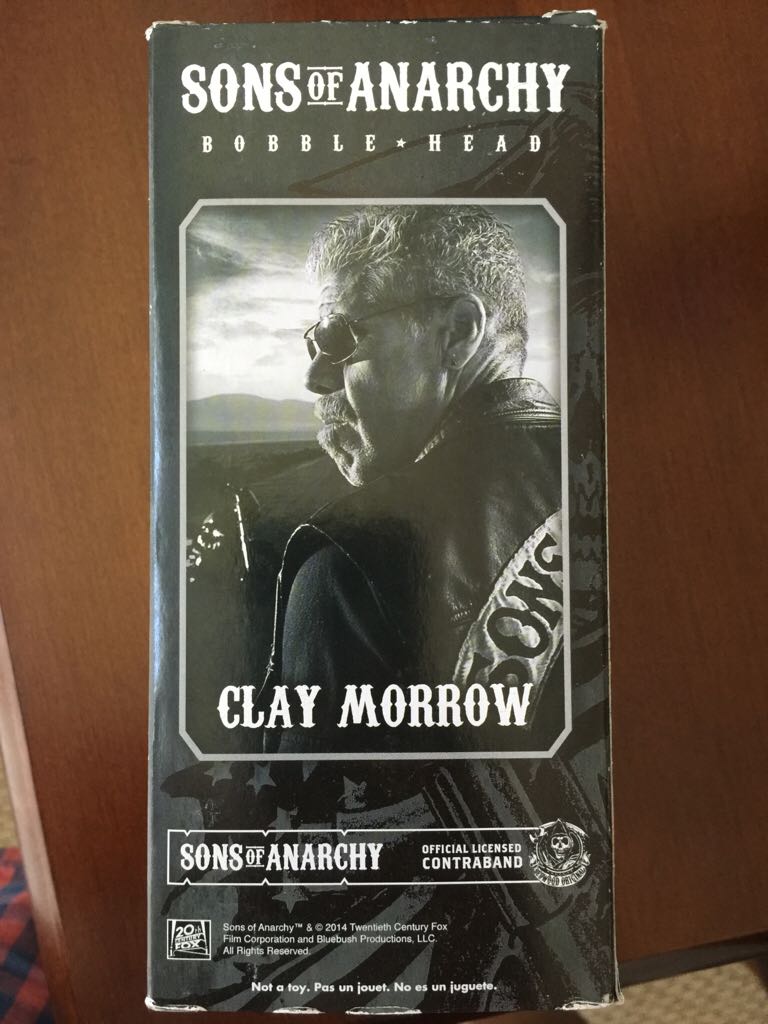 Clay Morrow - Sons of Anarchy vinyl figure collectible [Barcode 849803039011] - Main Image 2