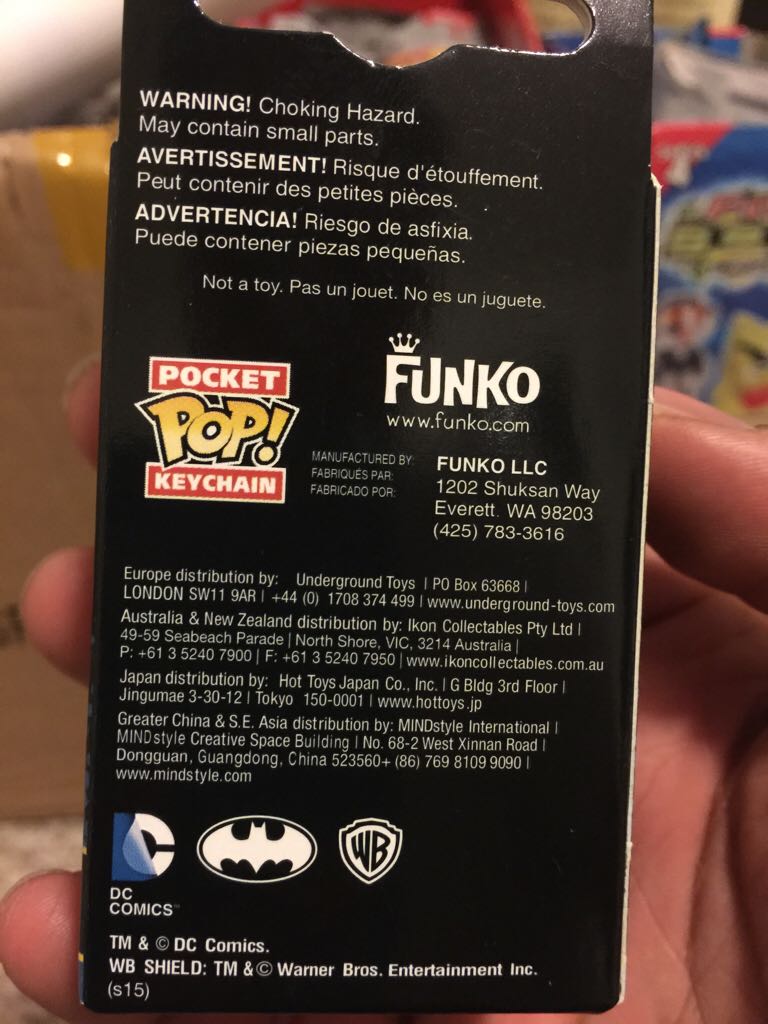 Batman Pink Key Chain  vinyl figure collectible [Barcode 849803064334] - Main Image 2