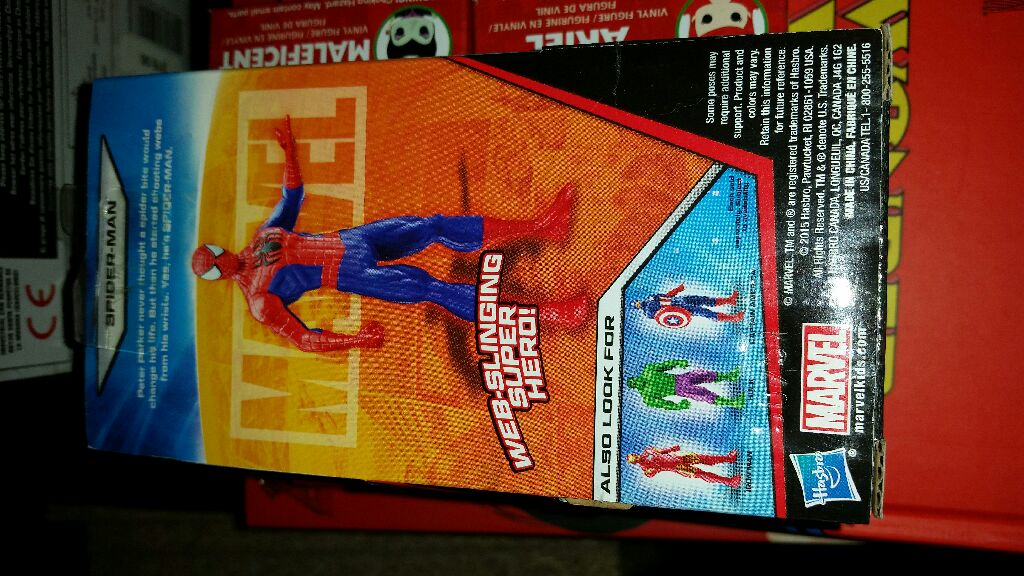 marvel spiderman  vinyl figure collectible [Barcode 630509307081] - Main Image 2