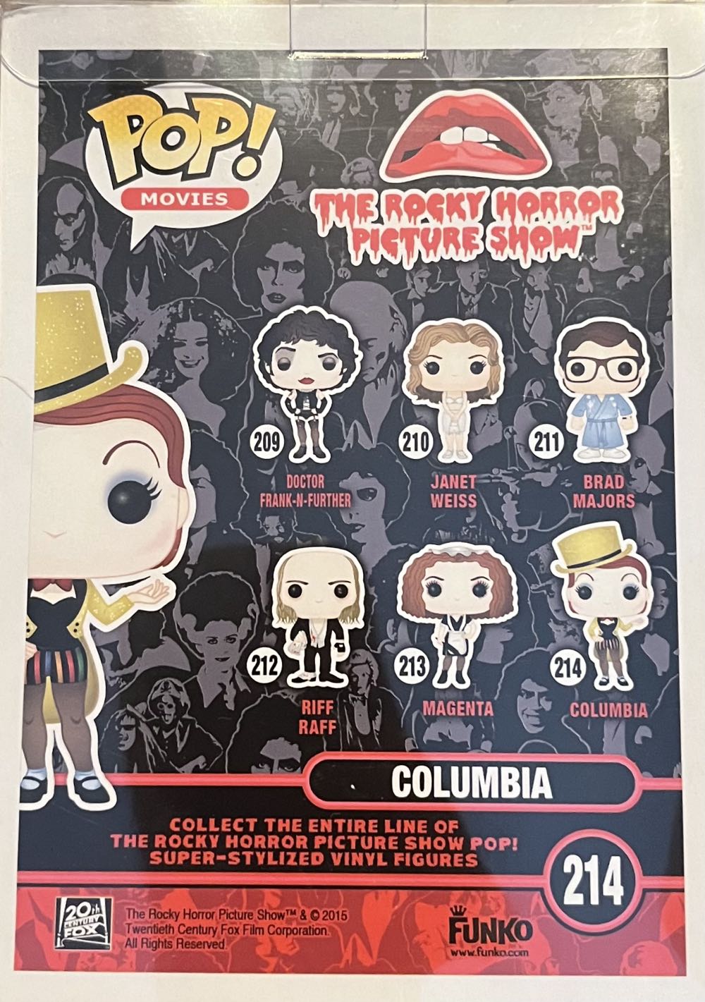 Columbia - The Rocky Horror Picture Show vinyl figure collectible [Barcode 849803051587] - Main Image 4
