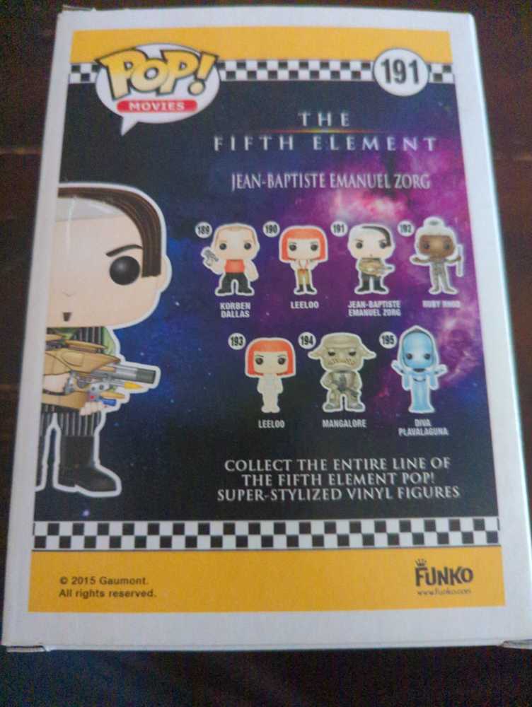 Jean-Baptiste Emanuel Zorg - The Fifth Element vinyl figure collectible [Barcode 849803052188] - Main Image 3