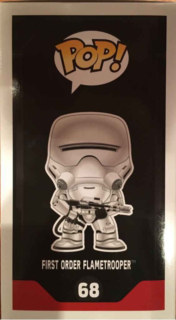 First Order Flametrooper - Star Wars vinyl figure collectible [Barcode 849803062248] - Main Image 2