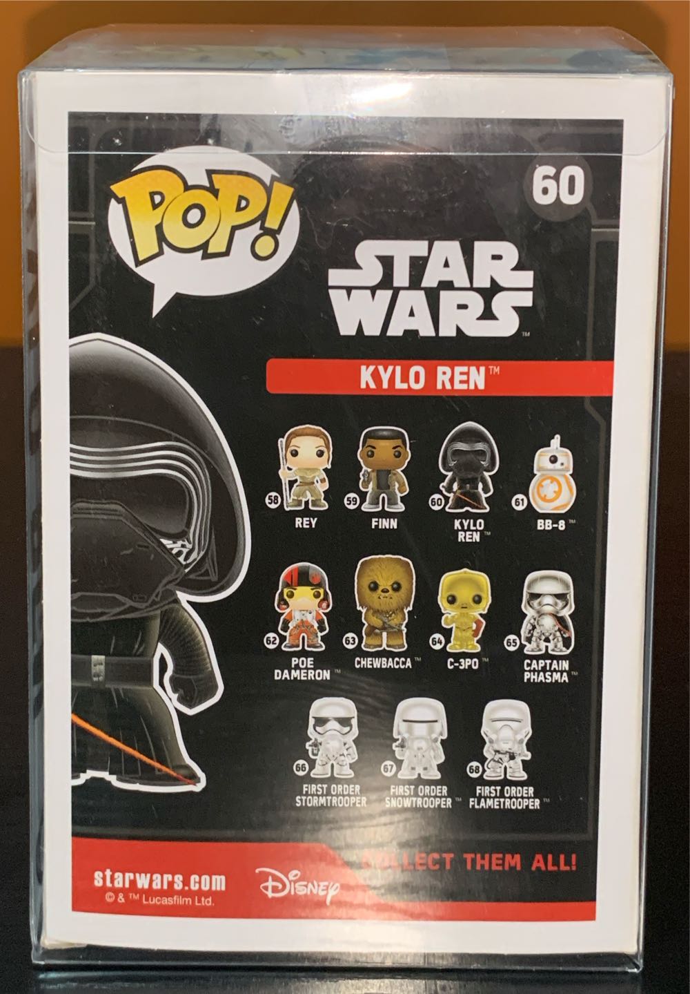 # 60 Kylo Ren - Star Wars vinyl figure collectible [Barcode 849803062279] - Main Image 3