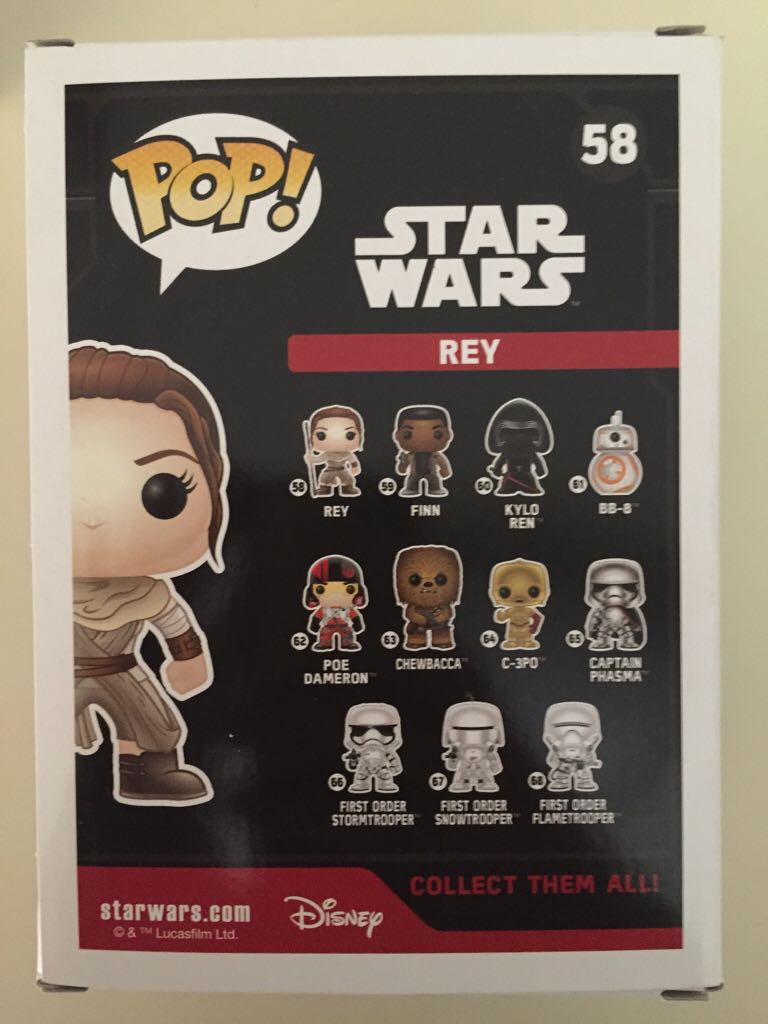 Rey - Star Wars vinyl figure collectible [Barcode 849803062200] - Main Image 2