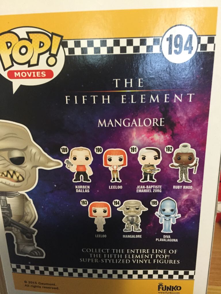 Mangalore - The Fifth Element vinyl figure collectible [Barcode 849803052232] - Main Image 2
